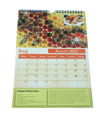 Bienen-Kalender-Apitherapie (Limited Edition)