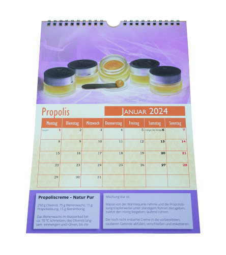 Bienen-Kalender-Apitherapie (Limited Edition)